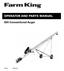 Operator and Parts Manual. 834 Conventional Auger SZ000254