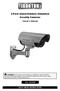 2-Pack Indoor/Outdoor Simulated Security Cameras. Owner s Manual