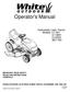 Operator s Manual. Hydrostatic Lawn Tractor Models: LT-18H LT-180H LT-200H WLT-180 IMPORTANT: READ SAFETY RULES AND INSTRUCTIONS CAREFULLY