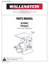 PARTS MANUAL. BXM42 Chipper. Serial Number 1M42605 & up. Part Number: 1016T000