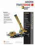 TMS500E. product guide. contents. features 40 ton (40 mt) Capacity. Truck Mounted Crane