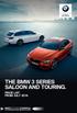 THE BMW 3 SERIES SALOON AND TOURING.