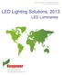 LED Lighting Solutions, 2013
