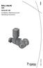 BALL VALVE MBV Series M1, M2 Installation, Maintenance and Operating Instructions