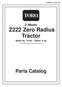 Z222 Zero Radius Tractor