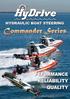 HYDRAULIC BOAT STEERING. Commander Series PEFORMANCE RELIABILITY QUALITY. Commander