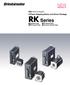 5-Phase Stepping Motor and Driver Package RK Series