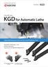 KGD for Automatic Lathe