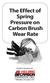 The Effect of Spring Pressure on Carbon Brush Wear Rate