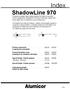 Index. ShadowLine 970