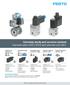 Extremely sturdy and corrosion-resistant Solenoid valves VOFC/VOFD and solenoid coils VACC. Selection and ordering