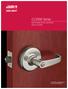 CL3300 Series. Extra Heavy-Duty Cylindrical Lever Locksets