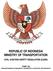 REPUBLIC OF INDONESIA MINISTRY OF TRANSPORTATION CIVIL AVIATION SAFETY REGULATION (CASR)