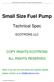 Small Size Fuel Pump