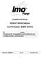 K12DHZ-312P Pump PRODUCT SERVICE MANUAL. Imo Part Number / BOM # 3220/523