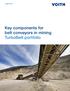 voith.com Key components for belt conveyors in mining TurboBelt portfolio