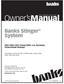 Owner smanual. Banks Stinger System (LB7) Chevy/GMC 6.6L Duramax Turbo-Diesel Pickups. with Installation Instructions