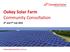 Oakey Solar Farm Community Consultation