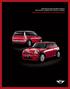 2008 MINI COOPER AND MINI COOPER S MINI COOPER CLUBMAN AND COOPER S CLUBMAN SERVICE & WARRANTY INFORMATION