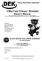 2-Way Feed Chipper/Shredder Owner's Manual