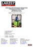 OPERATING AND MAINTENANCE INSTRUCTIONS HYDRAULIC ELECTRICAL PUMPS HAM (Manual control) HAE (Electrical control)