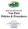 John Carroll University Van Fleet Policies & Procedures. Administered by:
