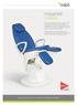 PODIATRY CHAIRS. Podiatric solutions for an active and independent lifestyle