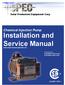Installation and Service Manual
