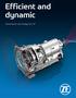 Efficient and dynamic. Transmission technology from ZF