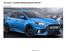 NEW FOCUS RS - CUSTOMER ORDERING GUIDE AND PRICE LIST. Effective from 3rd April 2017