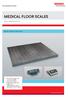 MEDICAL FLOOR SCALES. Medical, health and well-being. Product number 7716, 7717, 7718