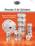 Catalog PAN2-2. Pancake. II Air Cylinders. Superior Interchangeable Industrial Air Cylinders
