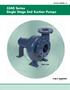 3340 Series Single Stage End Suction Pumps