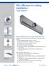 Slot diffusers for ceiling installation