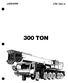 LIEBHERR LTM 1225-A ANTHONY CRANE RENTAL 300 TON