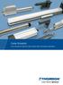 Linear Actuators. Linear actuators for industrial, mobile, medical, office and domestic applications.