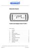 Instruction Manual. Control and Display Panel DT 220 C. Table of contents