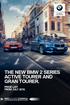 THE NEW BMW 2 SERIES ACTIVE TOURER AND GRAN TOURER.