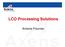 LCO Processing Solutions. Antoine Fournier