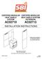 CERTIFIED MODULAR HEAT SHIELD SYSTEM EXTENSION AC02713 INSTALLATION INSTRUCTIONS