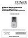SJ300-EL Series Inverter for Elevator Applications Instruction Manual Supplement