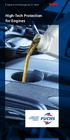 Engine Oils for Passenger Cars 1/2018. High-Tech Protection for Engines