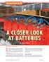 A CLOSER LOOK AT BATTERIES by John Wiles. Perspectives on PV