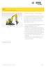 ET65. ET65 small turn excavator powerful and agile. Tracked Conventional Tail Excavators
