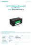 LiFePO4 Battery (Bluetooth) Specification
