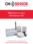 Welcome to your CM Sensor kit!