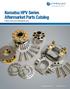 Komatsu HPV Series Aftermarket Parts Catalog. Parts Lists and Breakdowns