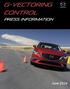 G-Vectoring Control. Press information. June Mazda Canada Inc 1