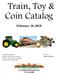 Train, Toy & Coin Catalog