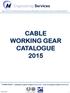 WORKING GEAR CATALOGUE 2015